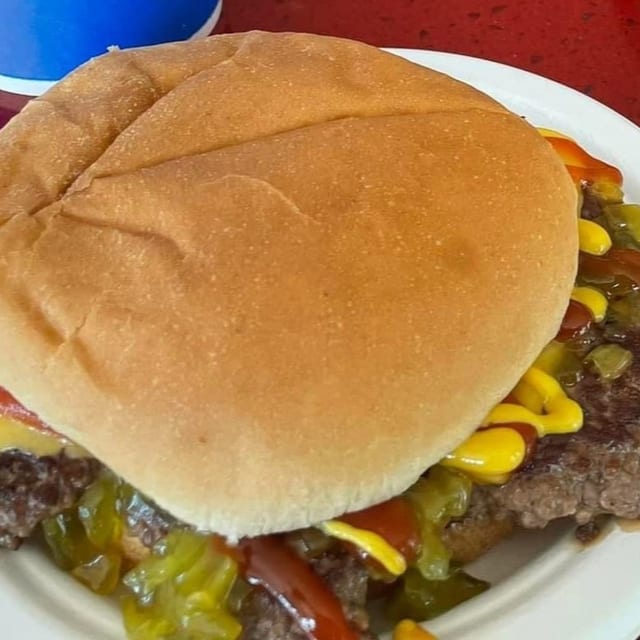Ground Steak Burger.